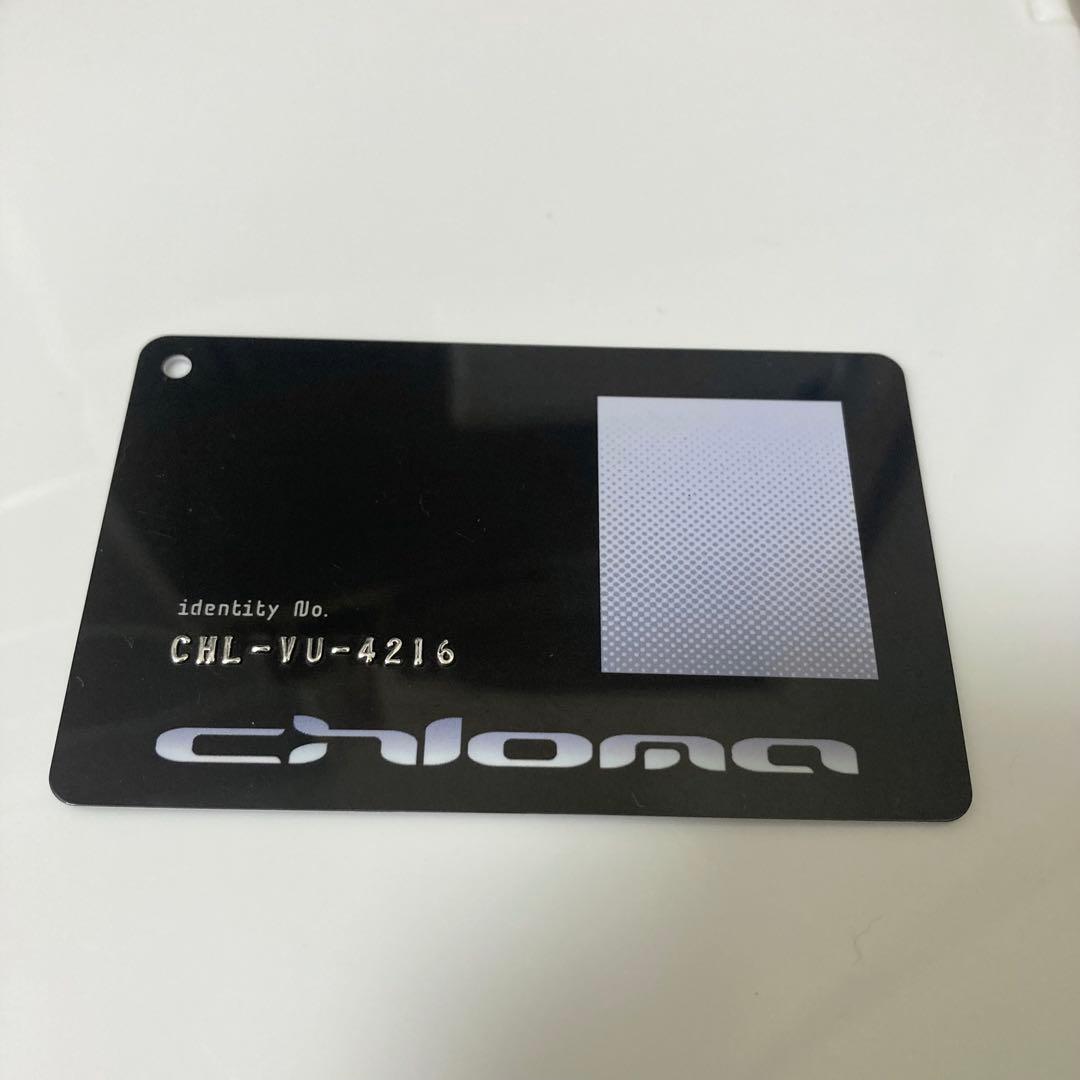 【タグ付属】chloma リフレクファーリーキャップ　ホワイト