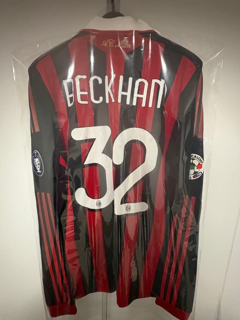 ベッカム　選手着用モデル　ユニフォーム　ACミラン　32