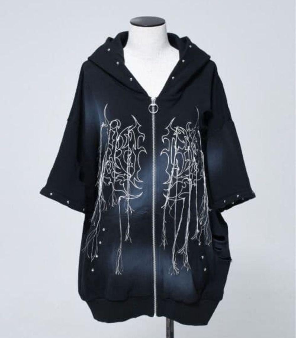 REFLEM/レフレム スタッズうさ耳ZIPパーカー/ジップアップパーカー