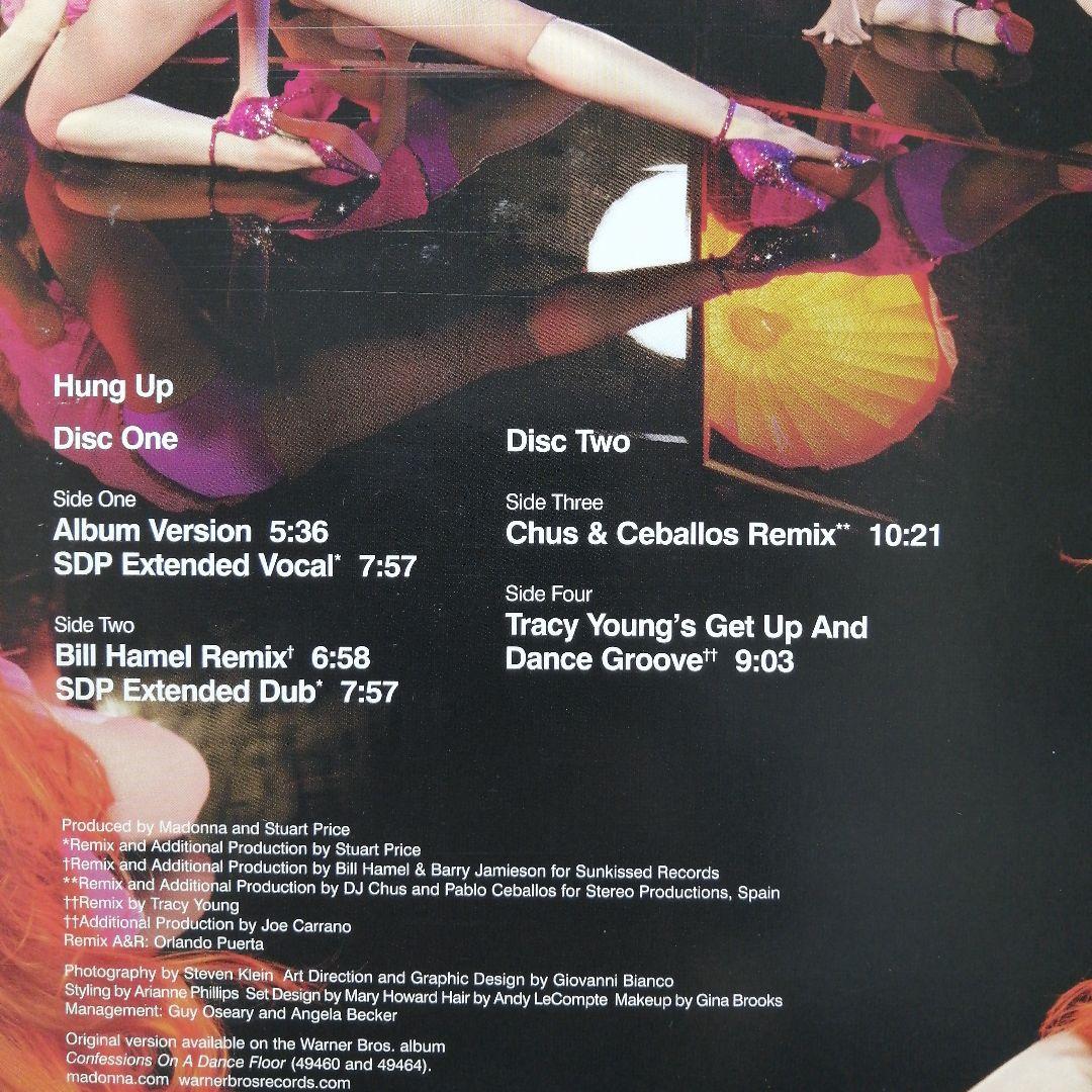 【 US 2枚組 12\"】MADONNA HUNG UP