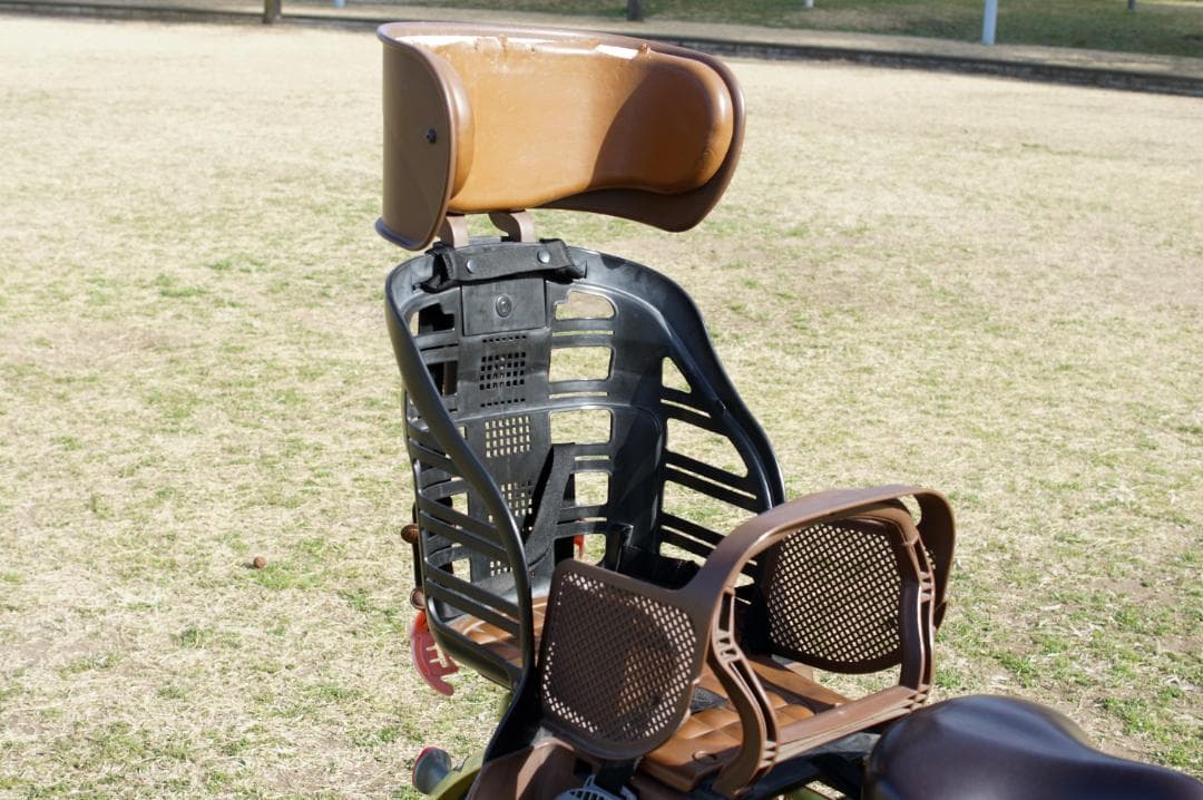 【大阪手渡】希少イエロー！ブリヂストン電動自転車/子乗せ/整備済/大容量バッテリ