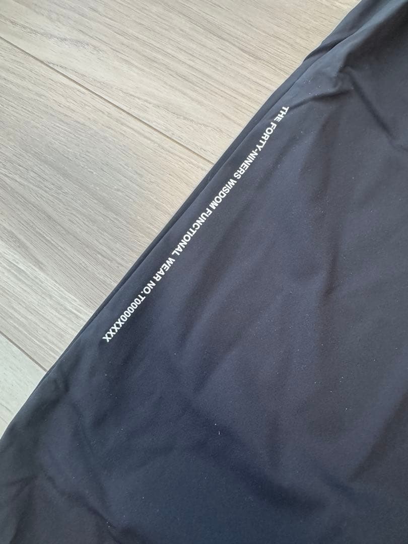 TFW49 ハイネックシャツ 黒