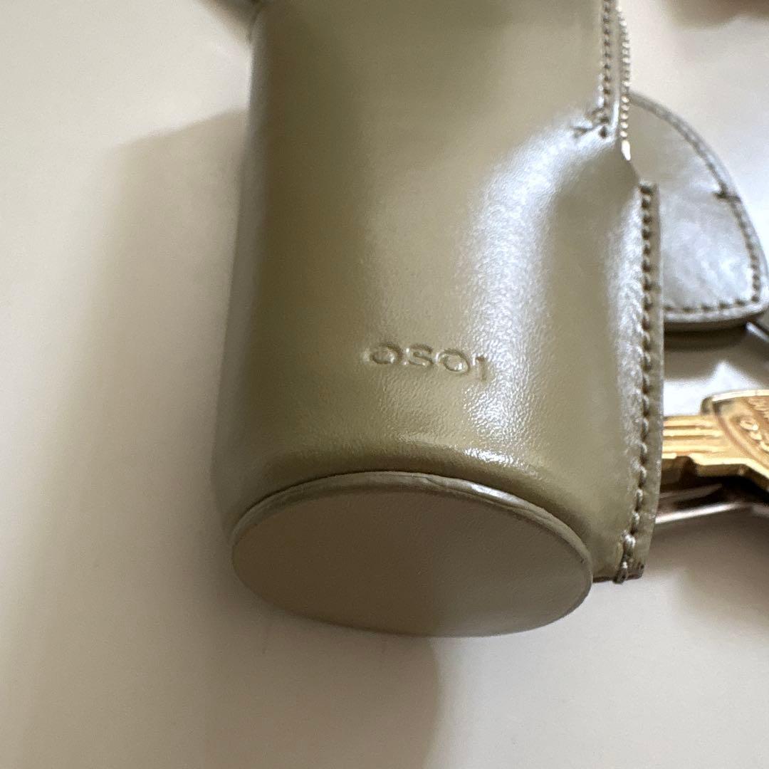 OSOI チャーム　リップケース　セージ