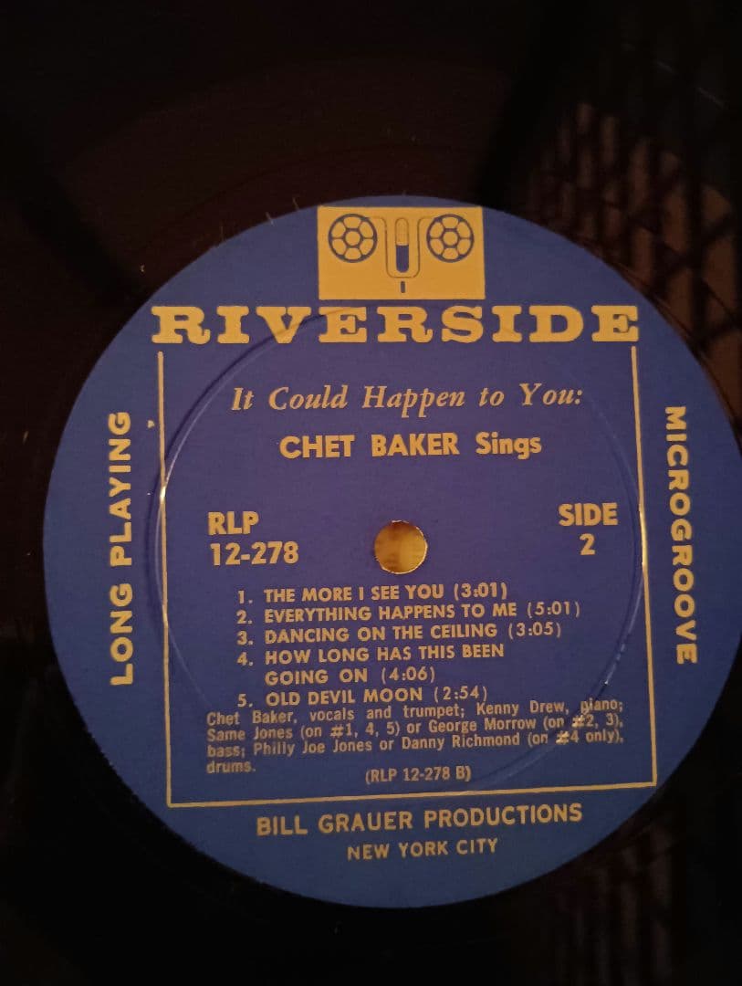 Chet Baker It Could Happen to You　レコード