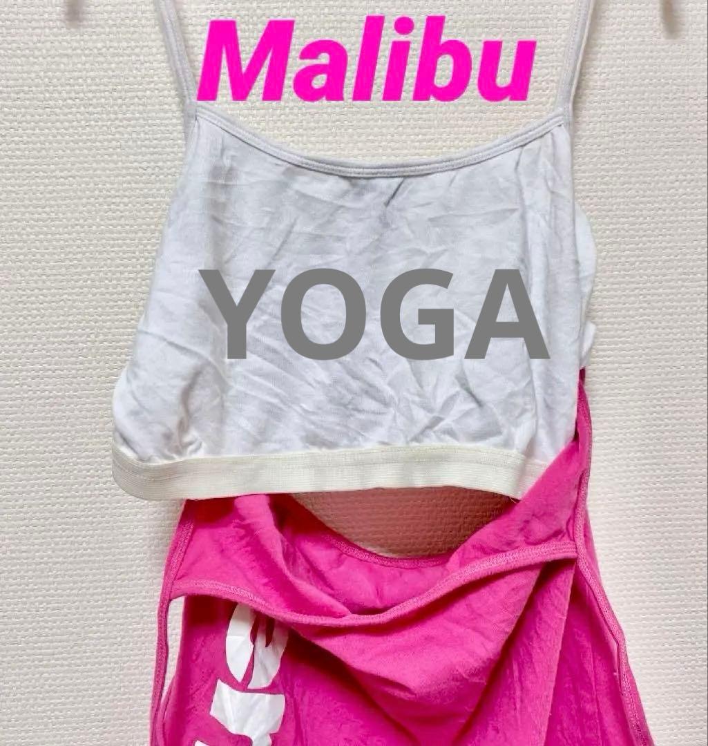 Bench. 【M】 ピンク タンクトップ YOGA エクササイズ トレーニング