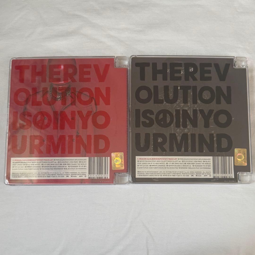 K-POP・アジア BIGBANG G-DRAGON COUP D'ETAT RED BLACK