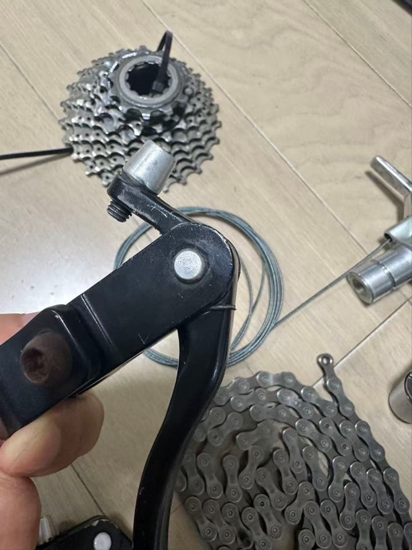 Tyrell ブルホーン TIAGRA バーエンドコントローラー　ハンドル無し