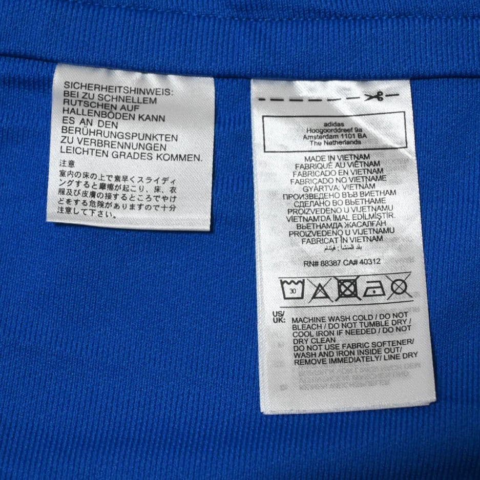 2023 adidas イタリア代表 長袖 ゲームシャツ ユニフォーム 刺繍