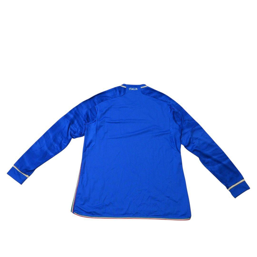 2023 adidas イタリア代表 長袖 ゲームシャツ ユニフォーム 刺繍