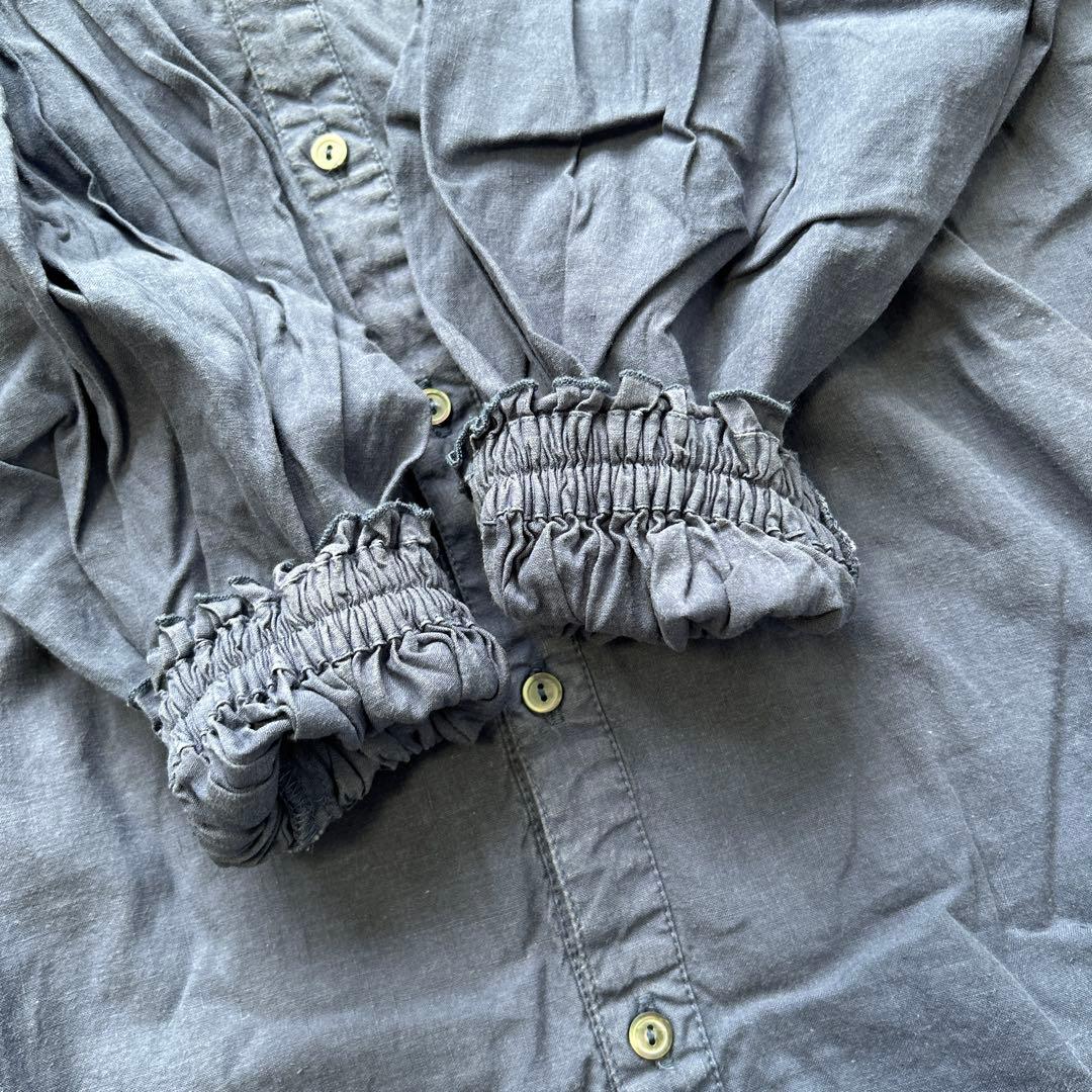 【美品】nest Robe リネンコットン バルーンスリーブワンピース