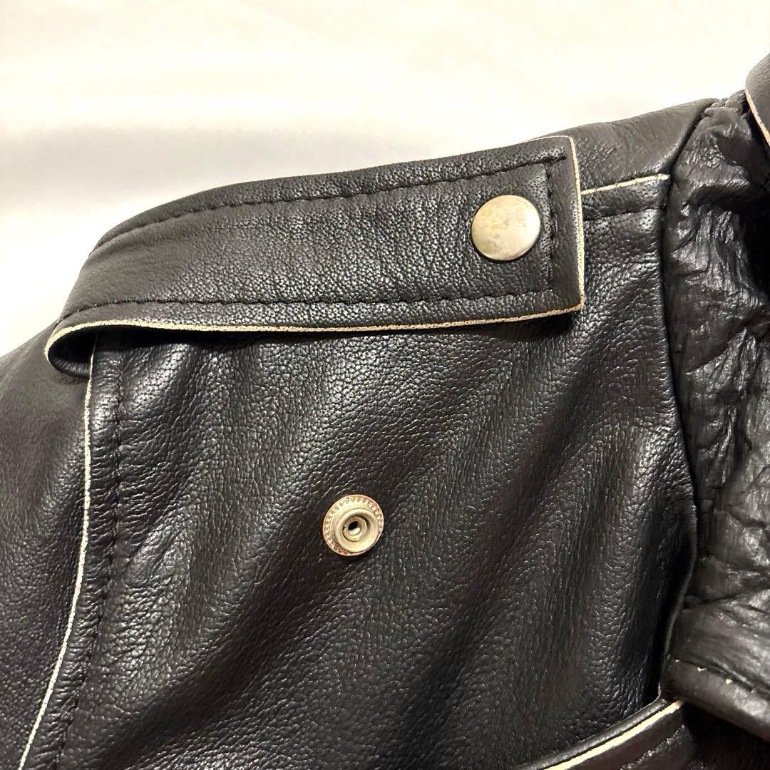 MET'Z メッツ ダブル ライダース レザージャケット　バイカー　ライダー