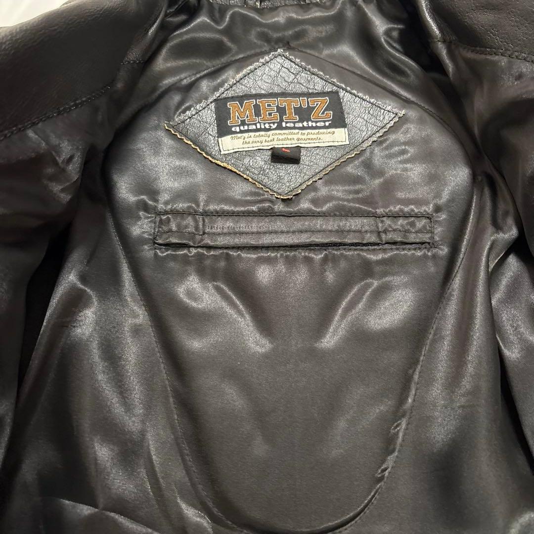 MET'Z メッツ ダブル ライダース レザージャケット　バイカー　ライダー