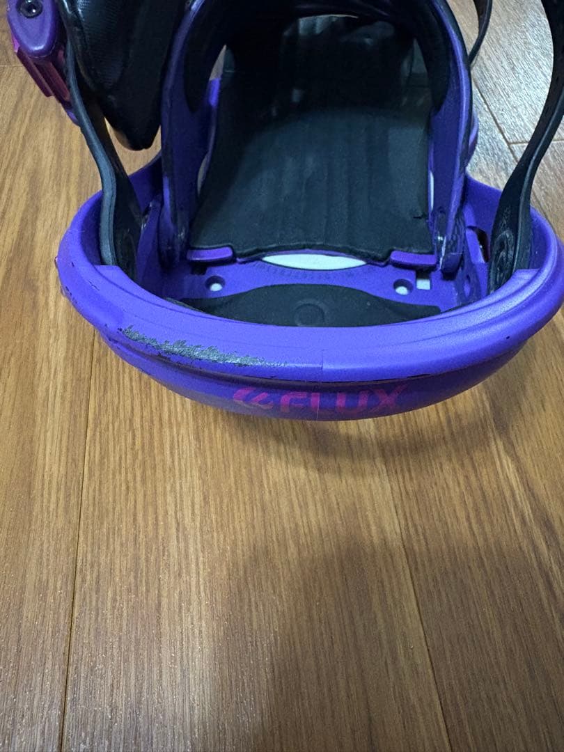 FLUX スノーボード ビンディング イエロー/パープル