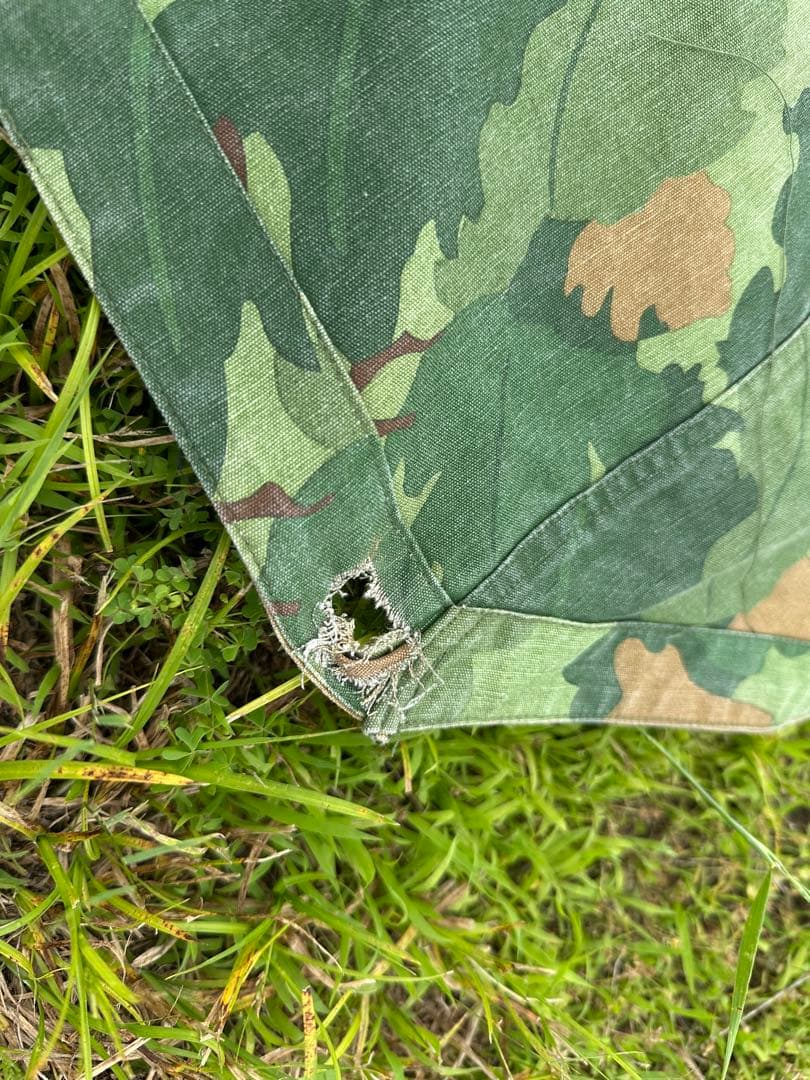 軍幕 リバーシブル USMC アメリカ軍 ミッチェルパターン パップテント 2枚