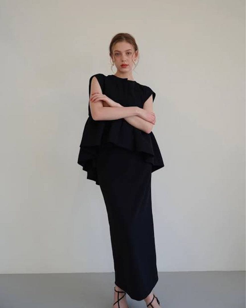 トップス acka ette peplum tops