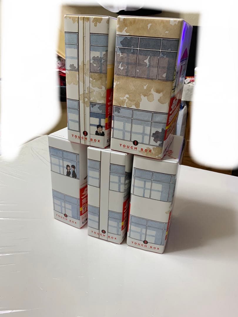 タッチ 完全復刻版 BOX 1 全5巻セット　漫画 原画特典付き　美品