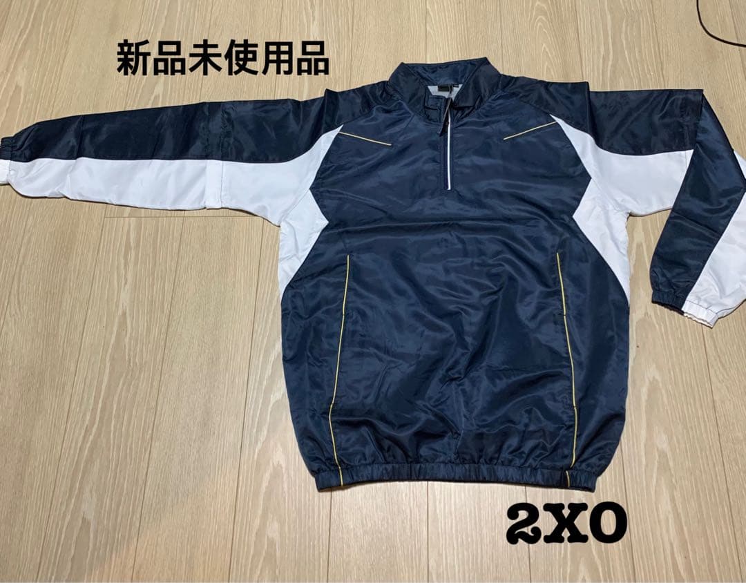 ZETT 長袖/半袖切り替え式ハーフジップジャンパー　2XO