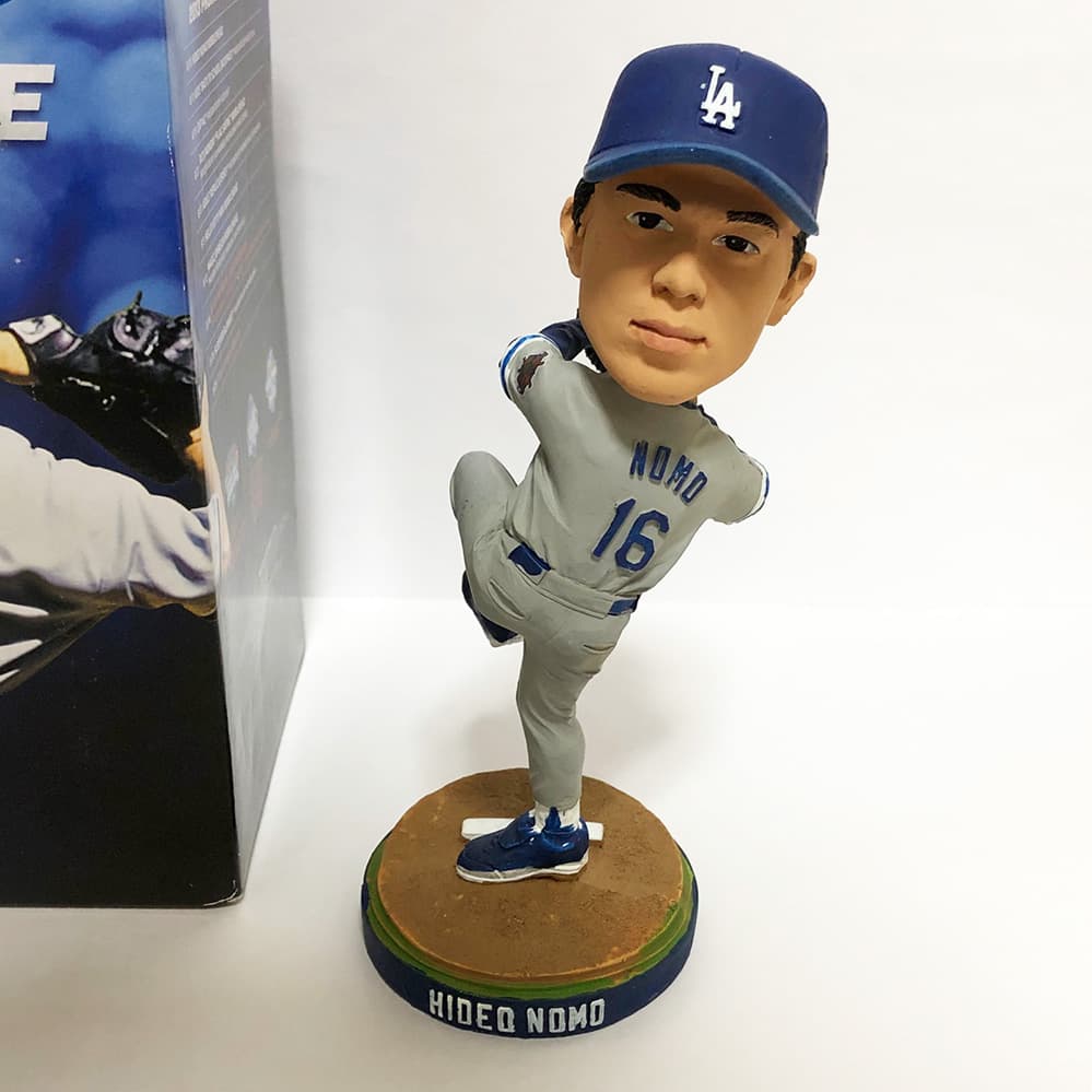 【球場配布品】野茂英雄 トルネード ボブルヘッド ドジャース 非売品 ＃004