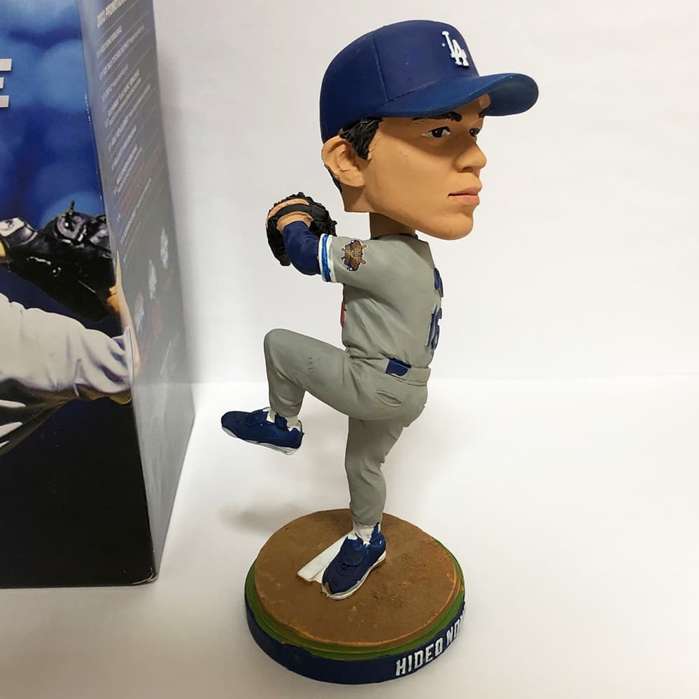 【球場配布品】野茂英雄 トルネード ボブルヘッド ドジャース 非売品 ＃004