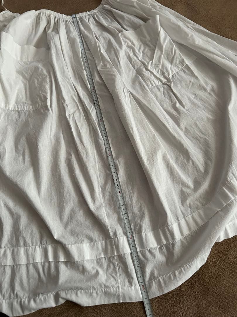 アンティーク　エプロン　ホワイト　前掛け