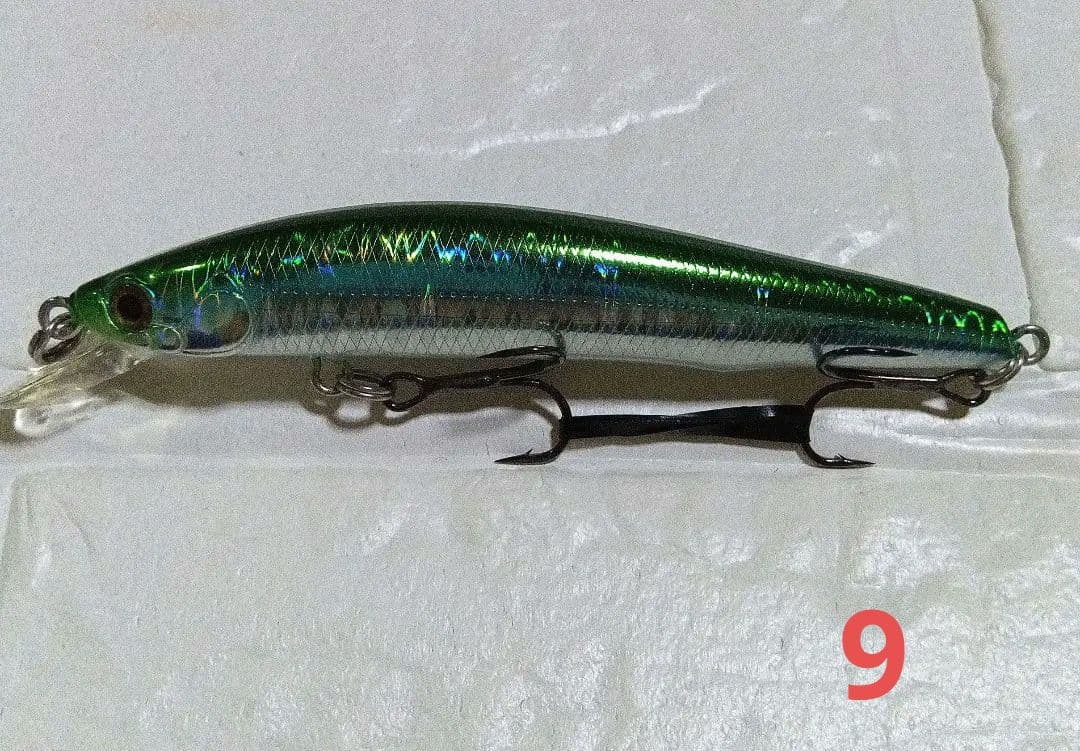 フローティングミノー 6個 / バスディ　シュガーミノーSG90F ケース付き