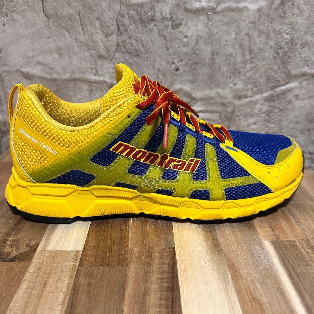 27cm montrail モントレイル トレランシューズ 斑尾イエロー