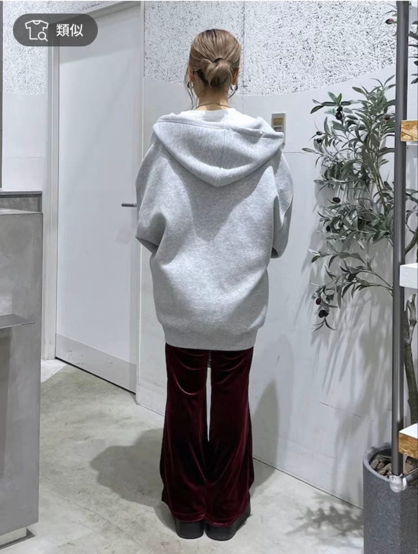 新品タグ付き✨LEPSIMパフエアZIPBIGフーディーstandstローリーズ