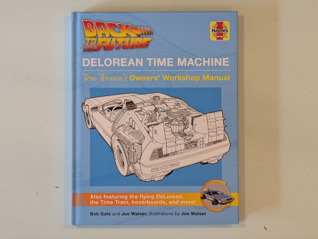 【新品】Haynes Manual バック・トゥ・ザ・フューチャー デロリアン