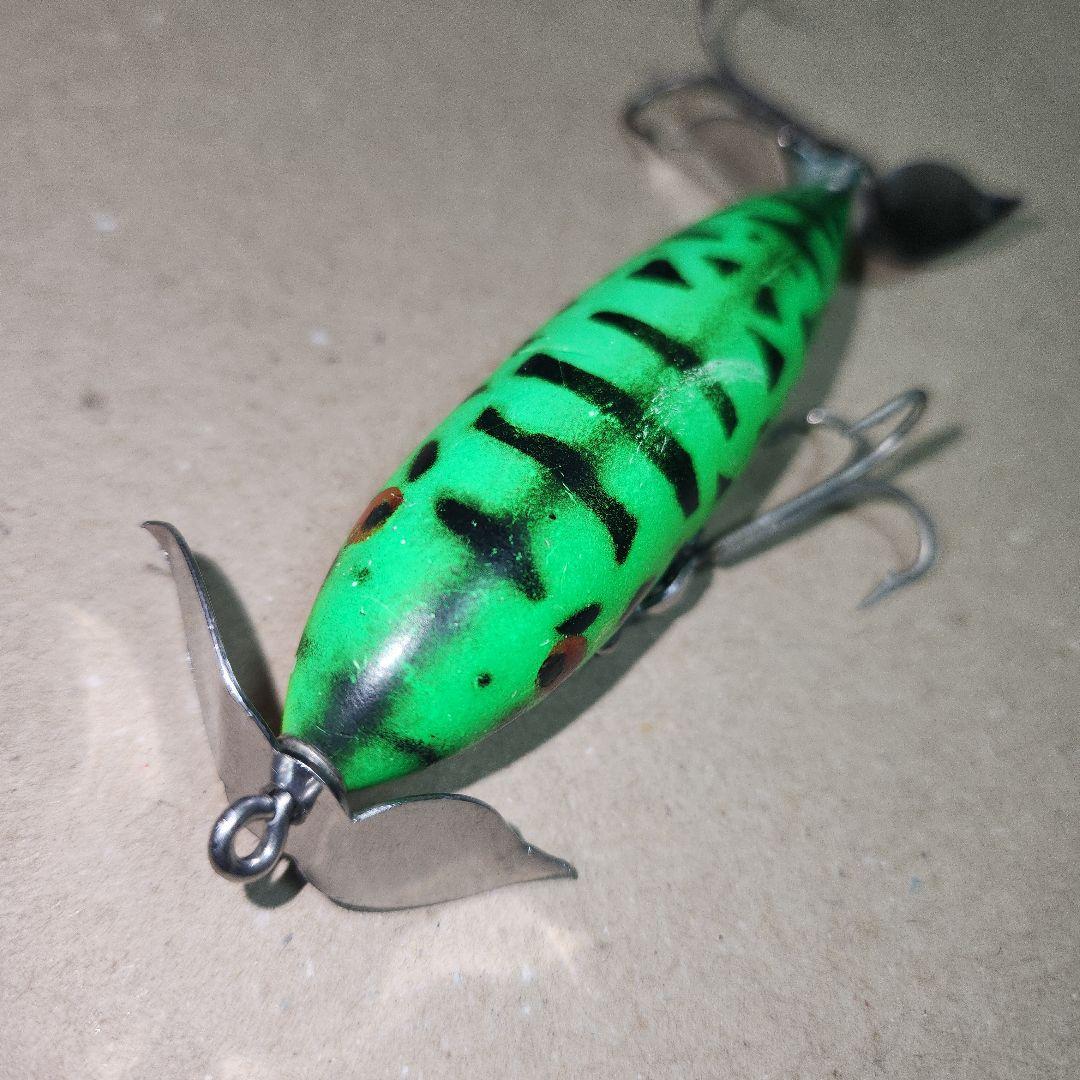 難あり★HEDDON☆80's WOUNDED-SPOOK GRA