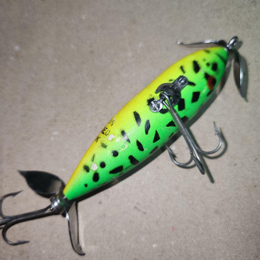 難あり★HEDDON☆80's WOUNDED-SPOOK GRA