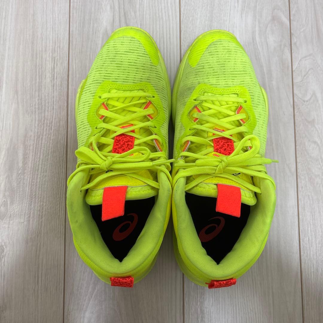 蛍光イエロー/バスケットシューズ/アシックス NOVA SURGE 3 PARI