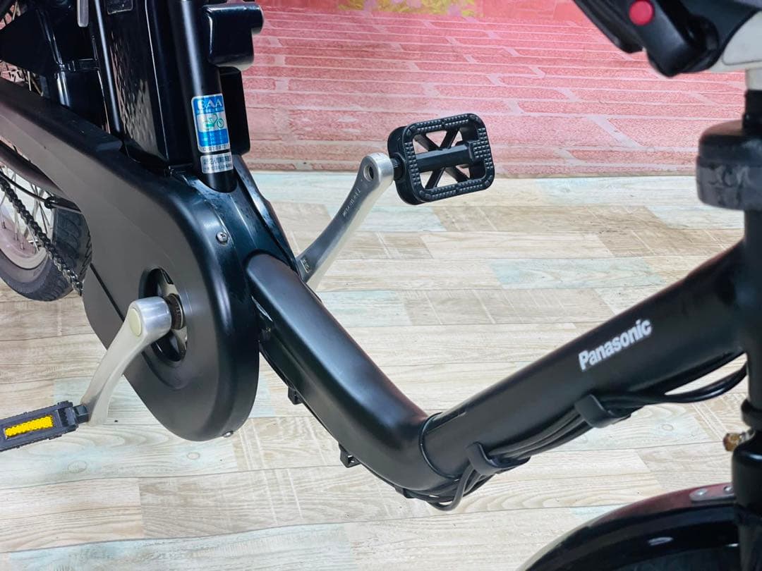 K1984 電動自転車パナソニック子供乗せ 20インチ 8Ah ブラック