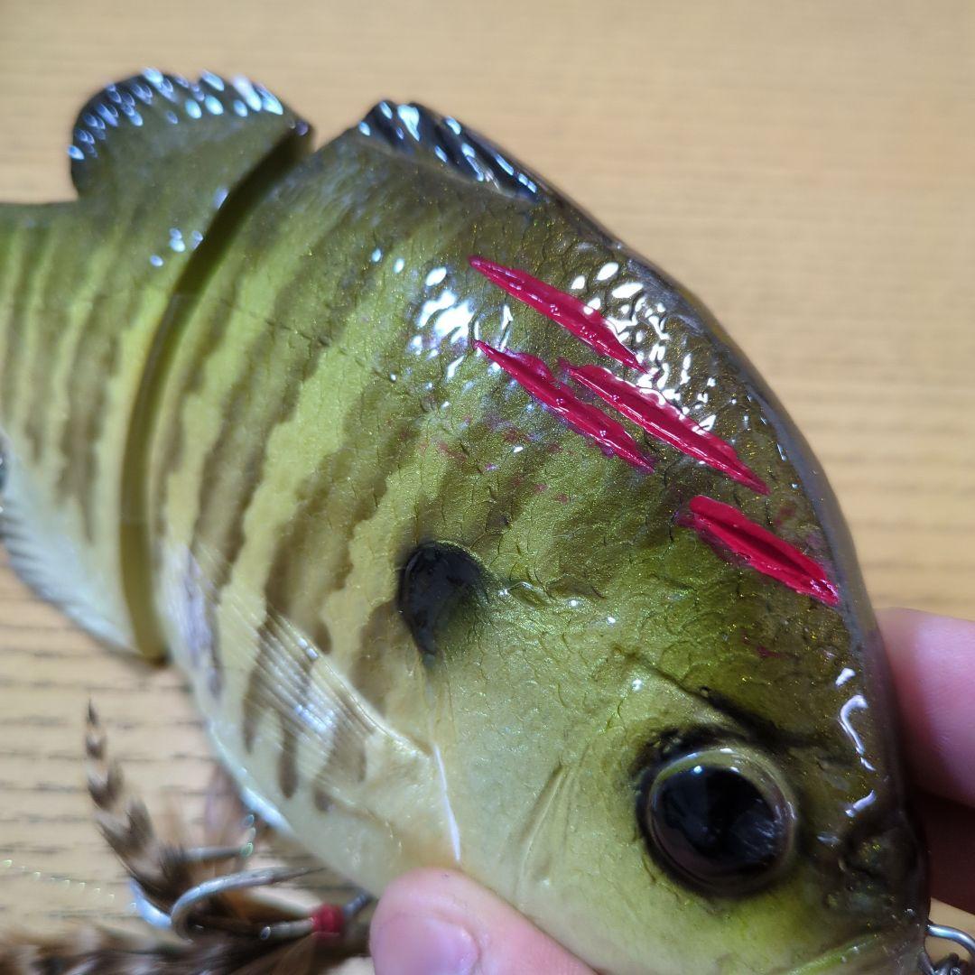 値下げ！ ドラゴンルアー　ギルダ　ブルーギル型　ビッグベイト　ルアー