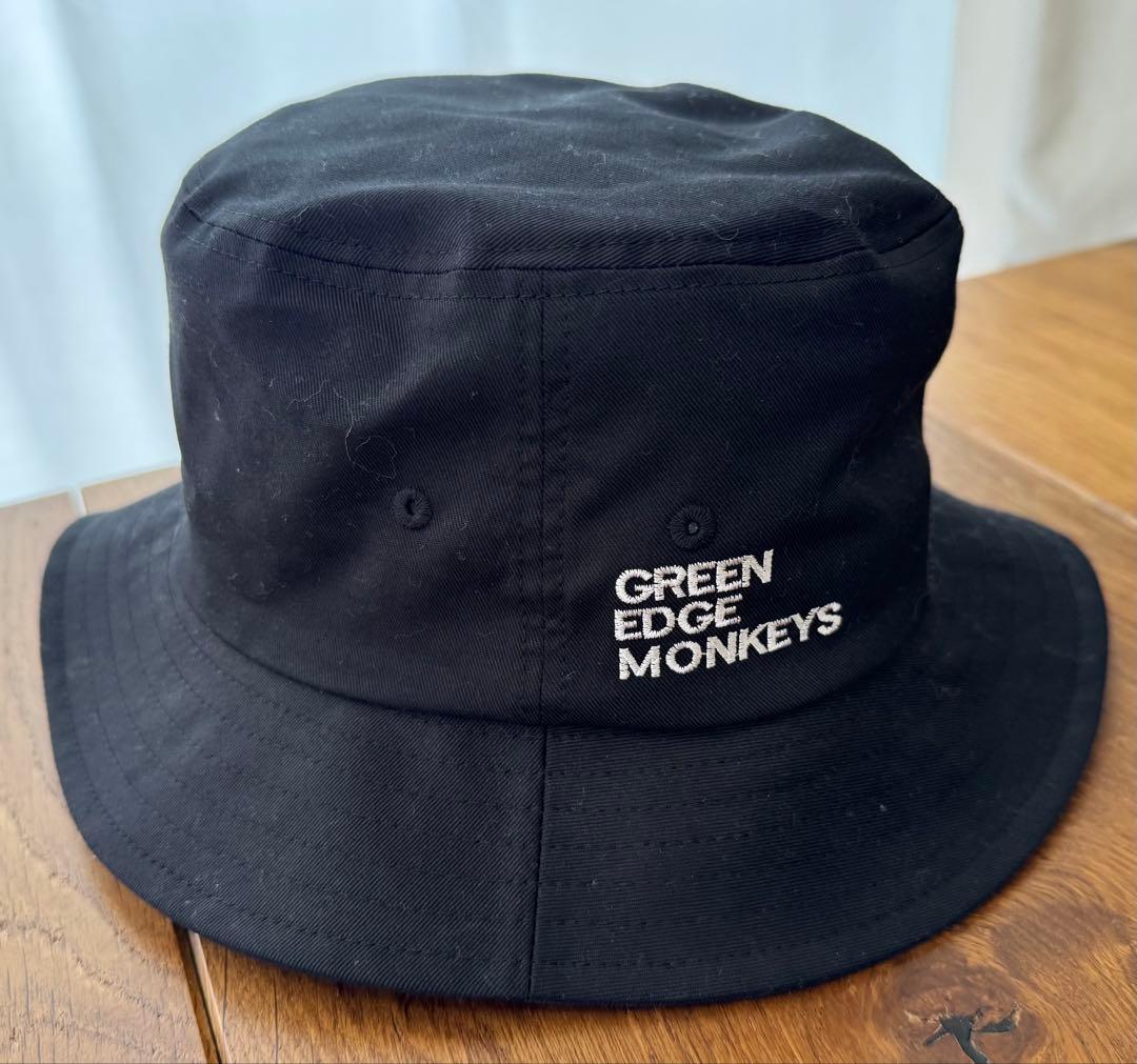 GREEN EDGE MONKEYS バケットハット ブラック