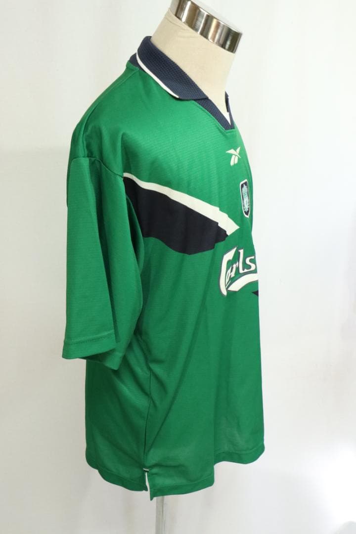 Reebok リバプール Carlsberg サッカーシャツ レア緑■25B36
