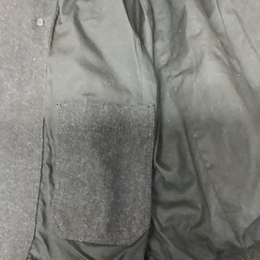 DIESEL ディーゼル Pコート Xサイズ ブラックウールコート（わー79）