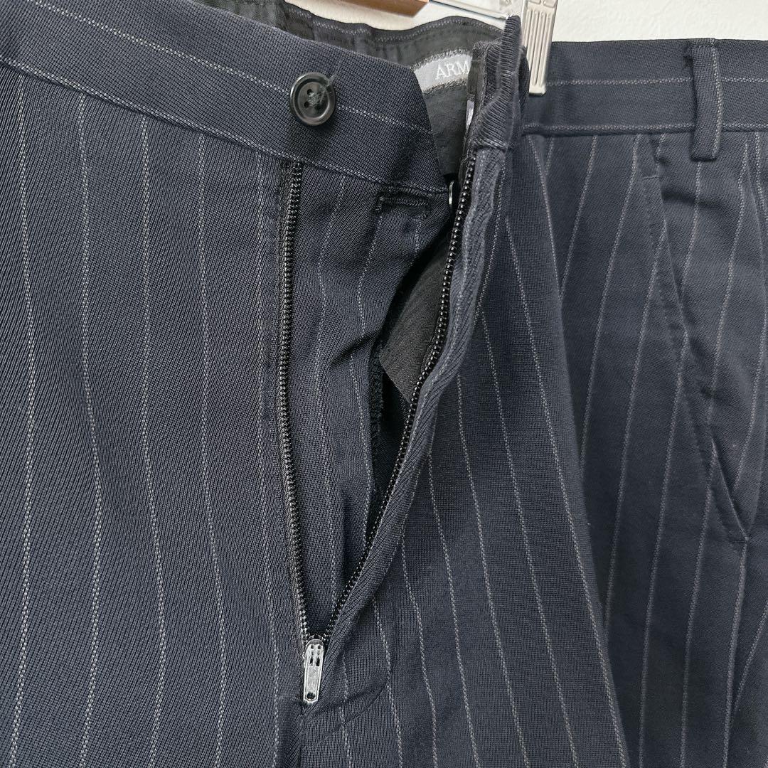 アルマーニコレツィオーニ【XL】スーツセット ストライプ ネイビー フォーマル