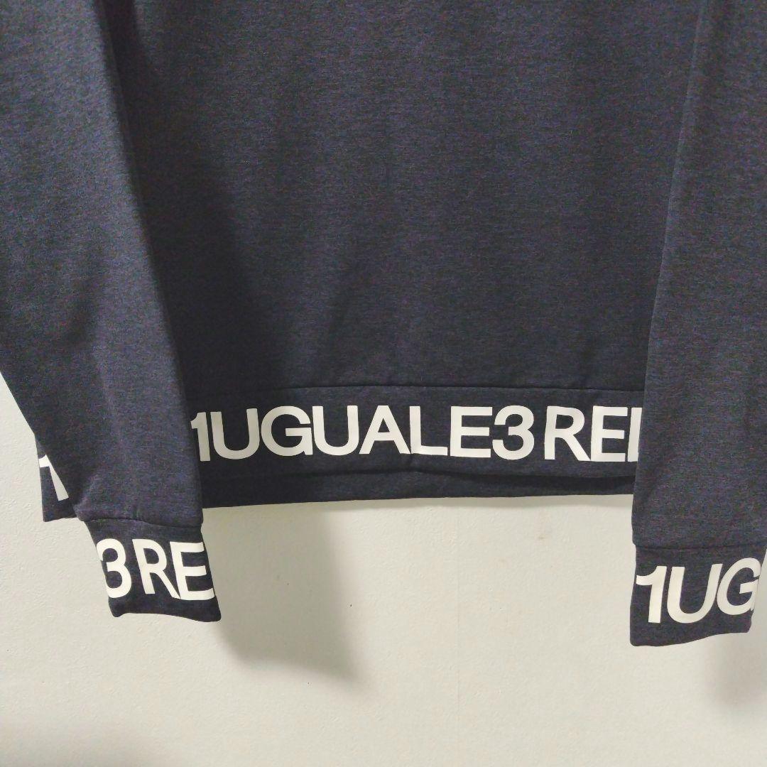 1PIU1UGUALE3 RELAX 長袖モックネックシャツロゴハイネック XL