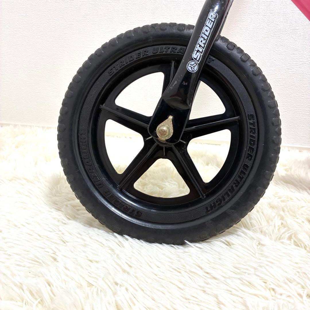 STRIDER スポーツ 12インチ ピンク バランスバイク アルコール除菌済み