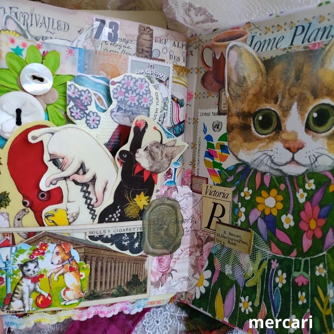 ジャンクジャーナル 雑記帳 フレークシール おすそ分け