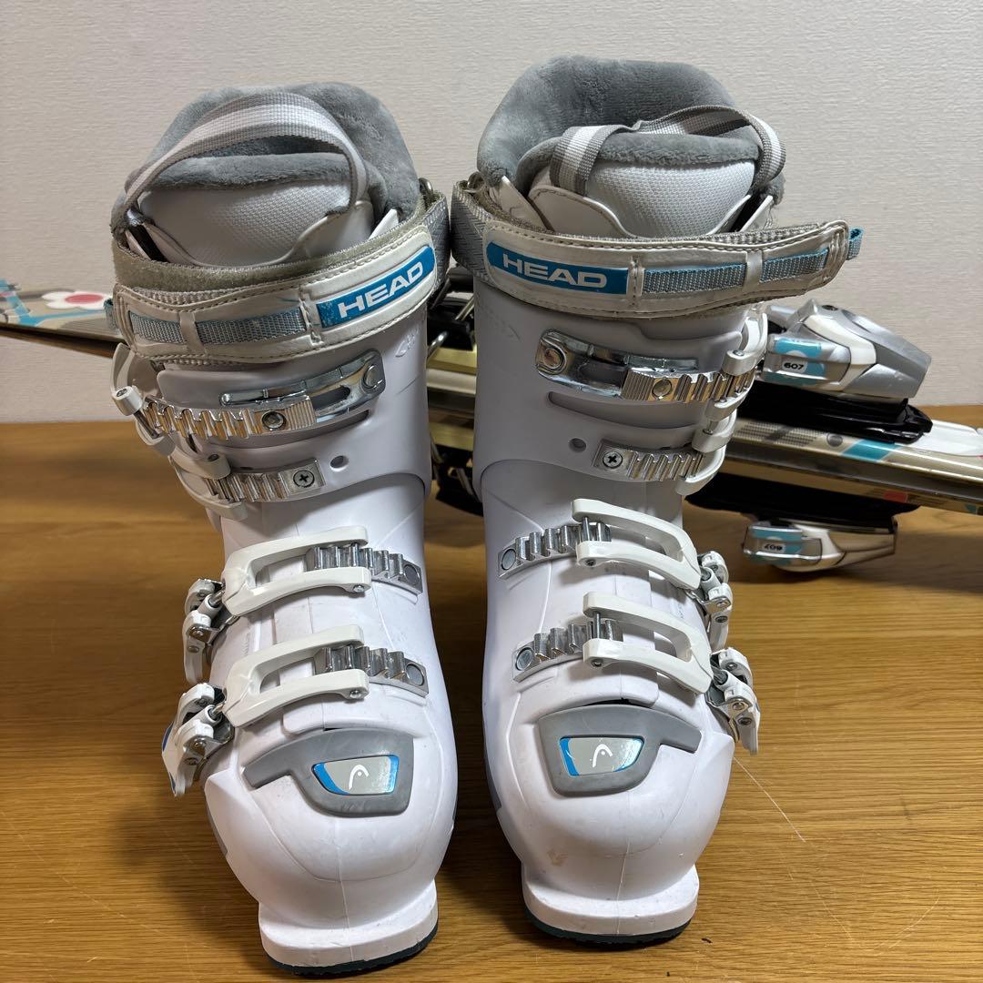 レディーススキーセット　head 23-23.5cm SALOMON 131cm