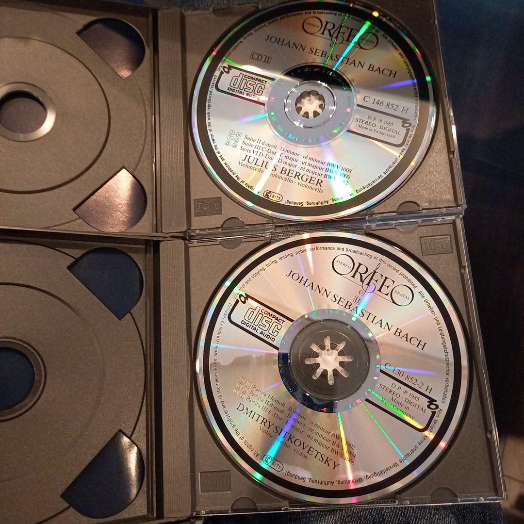 シトコヴェツキー&ベルガー　バッハ　無伴奏ヴァイオリン、チェロ全集