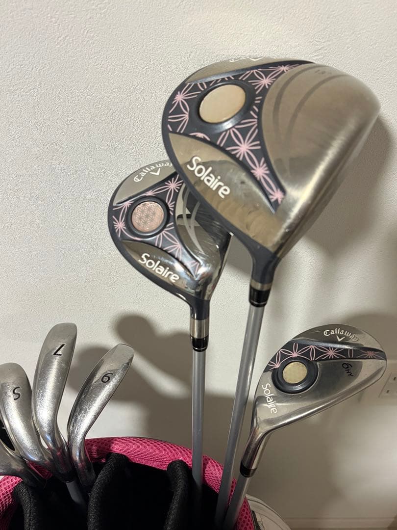 Callaway SOLAIRE レディースゴルフセット キャディバッグ付き