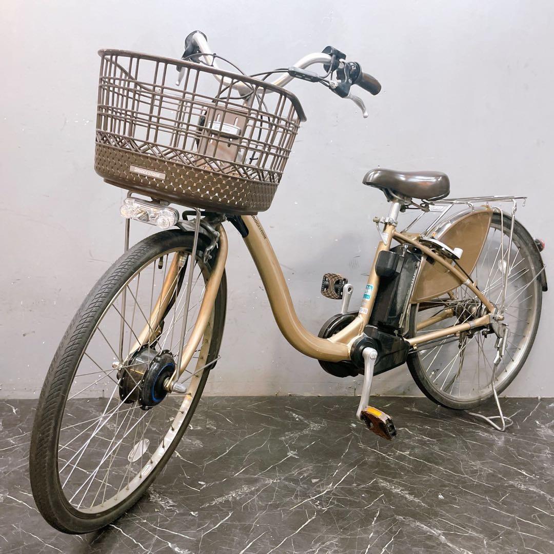 引き取り【33】電動自転車 ブリヂストン FRONTIA ゴールド 26インチ