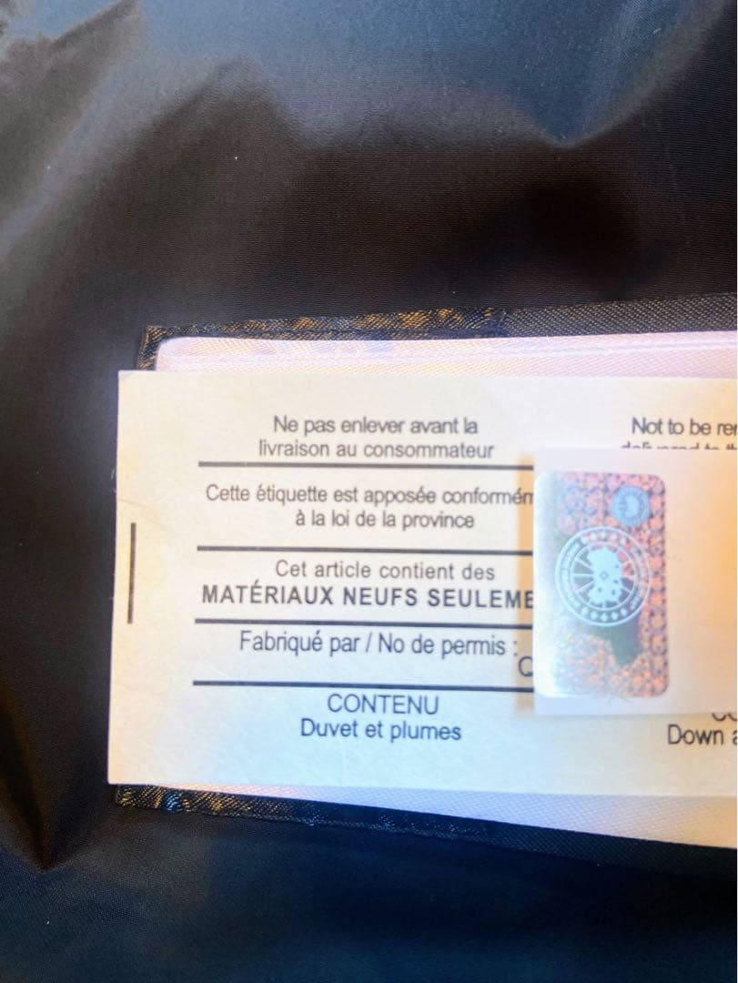 カナダグースダウンベスト　L G 180/92Y ブラック