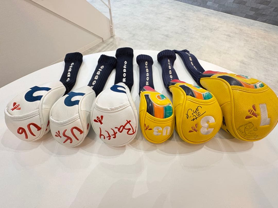 RODDIO キャディバッグ イエロー カラフル