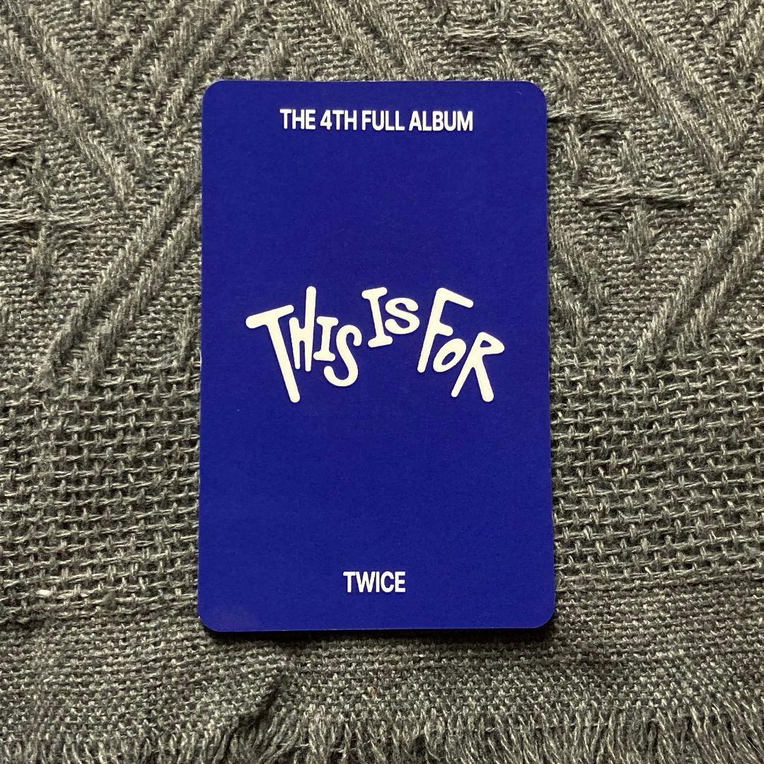TWICE ダヒョン THIS IS FOR 限定 7/13 事前収録トレカ