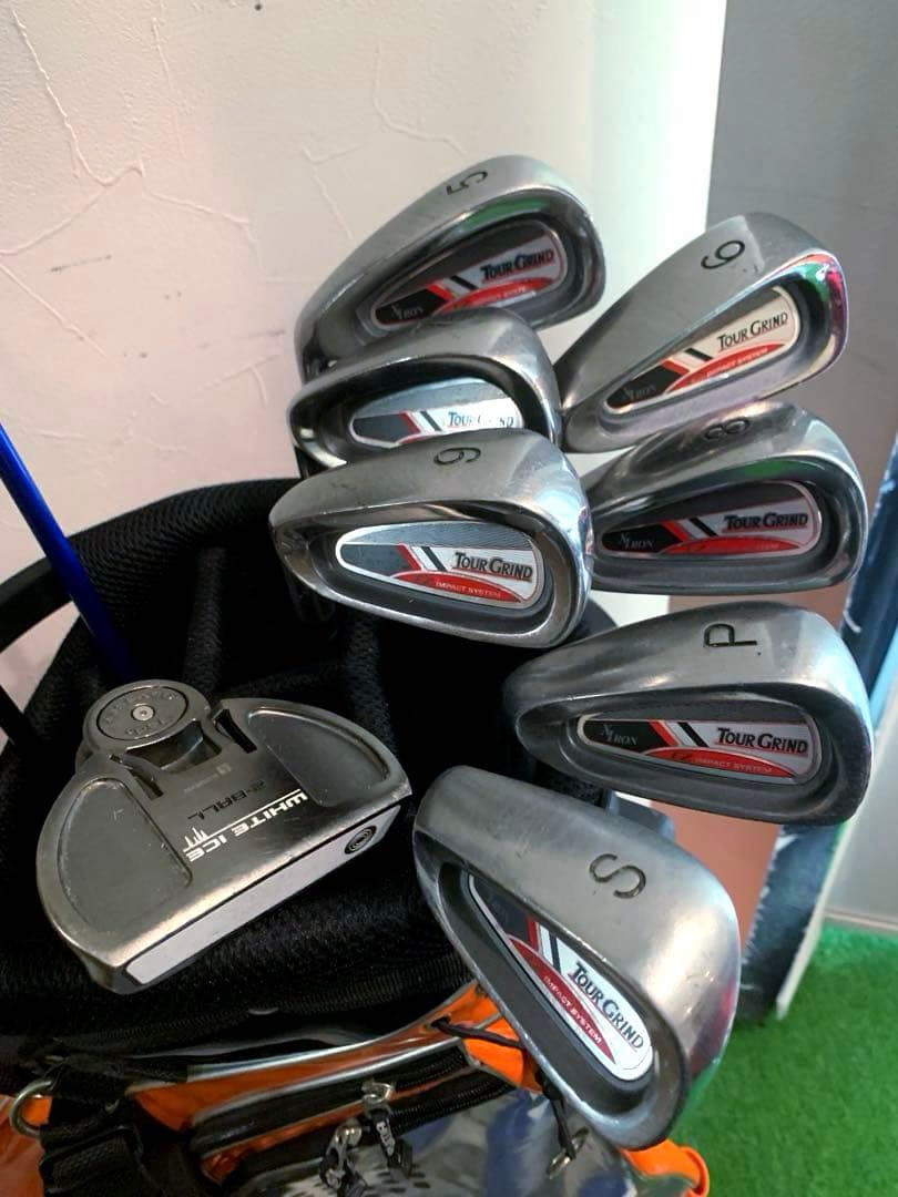 希少　左　レフティ　テーラーメイド　ツアーグラインド　ゴルフクラブ フルセット