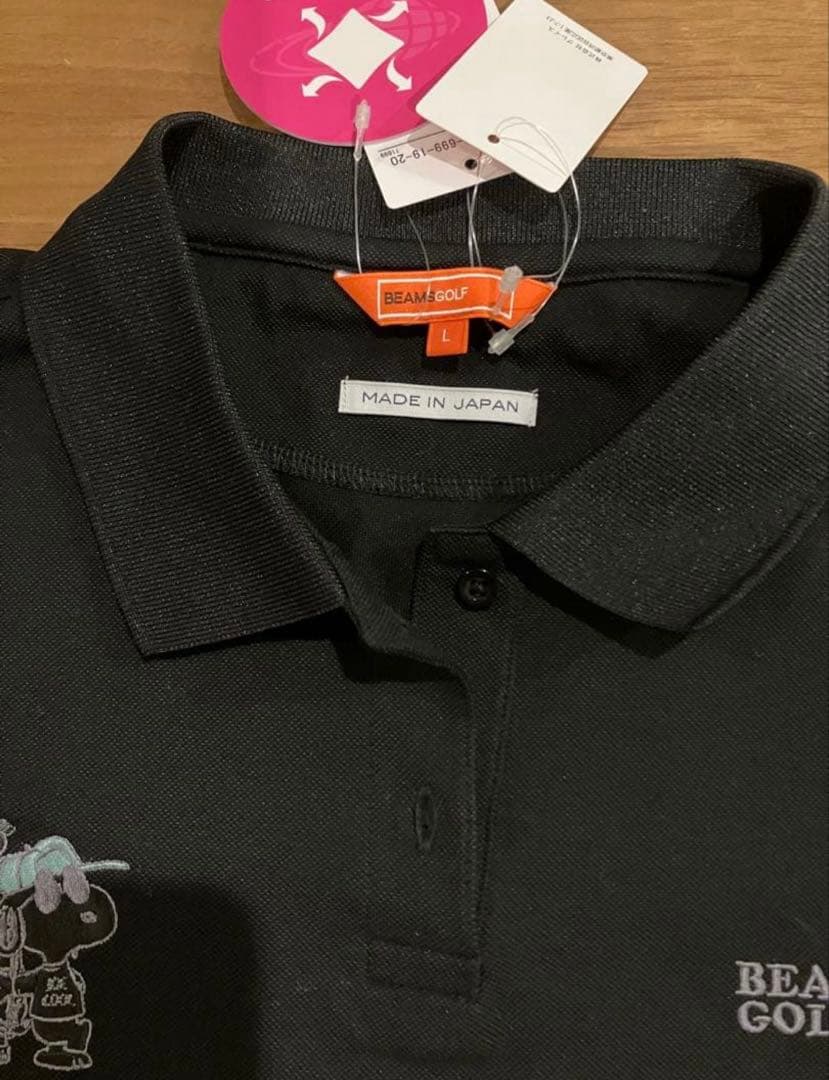 新品未使用 ビームスゴルフ　スヌーピーコラボ　ポロシャツ
