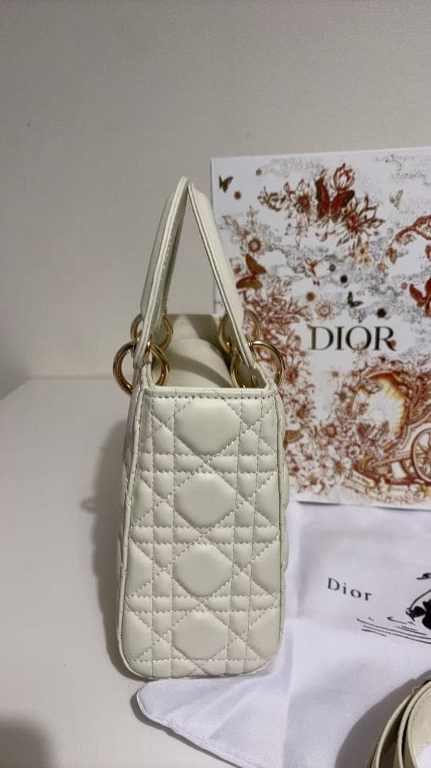 ホワイト 花柄刺繍 パーティーバッグ